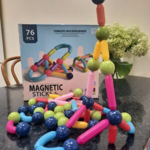 Magnetinės lazdelės 76 vnt