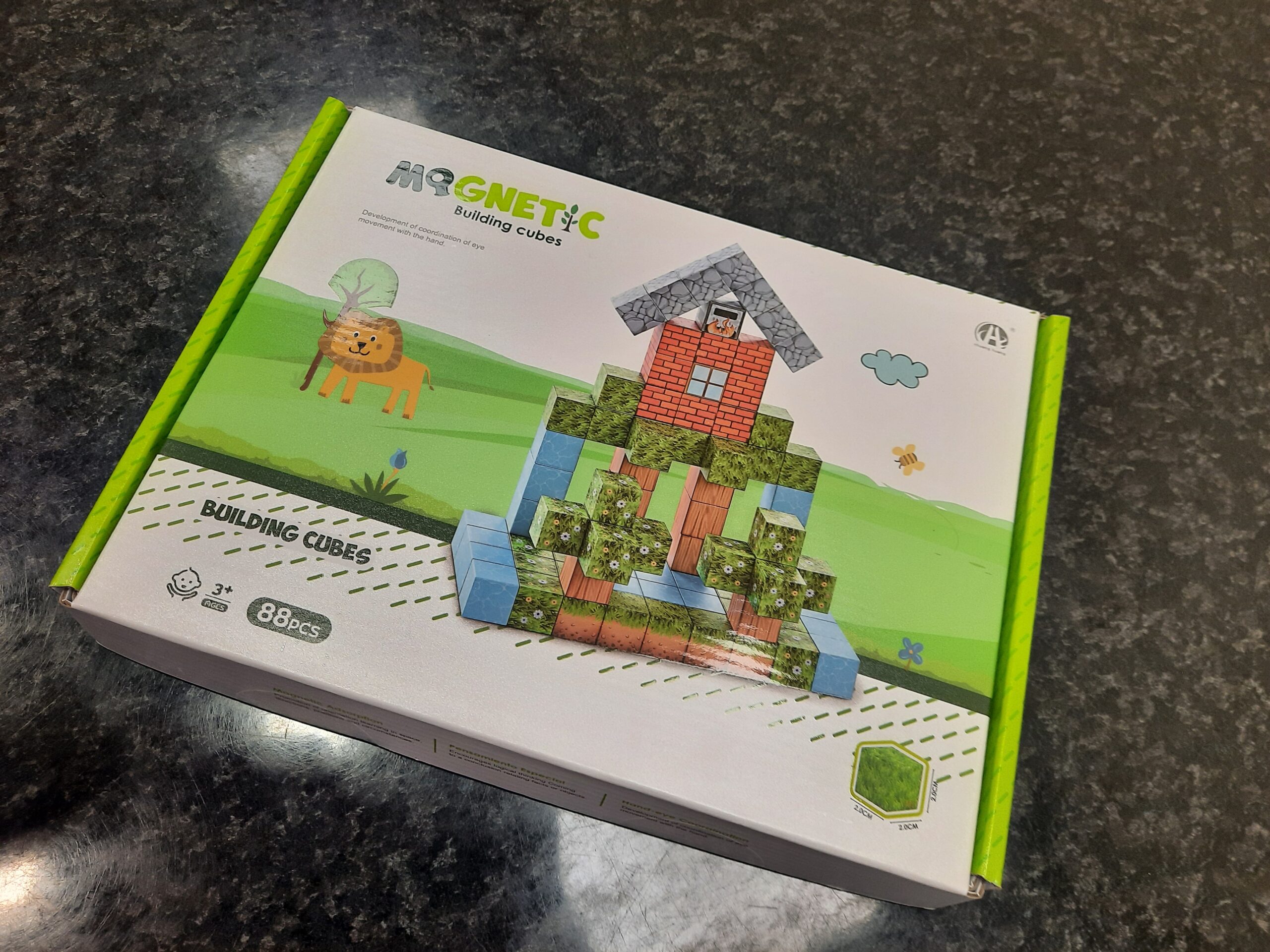 Mqgnetic statybiniai blokeliai 88 vnt